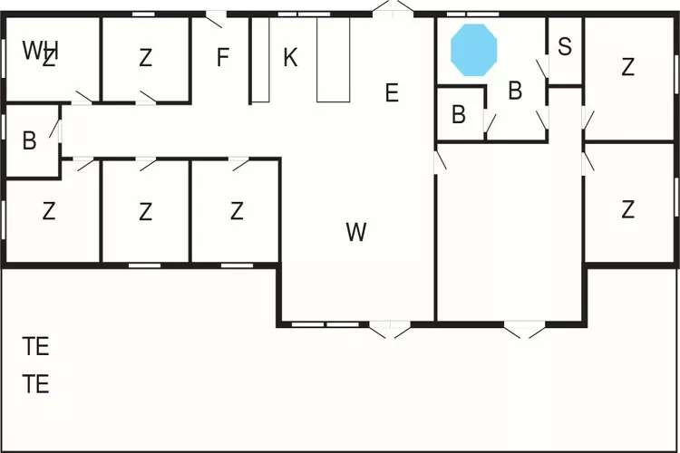 5 sterren vakantie huis in Glesborg-By Traum-Plattegrond