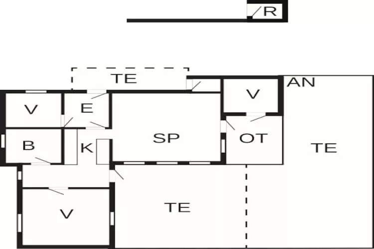 6 persoons vakantie huis in Jerup-By Traum-Plattegrond