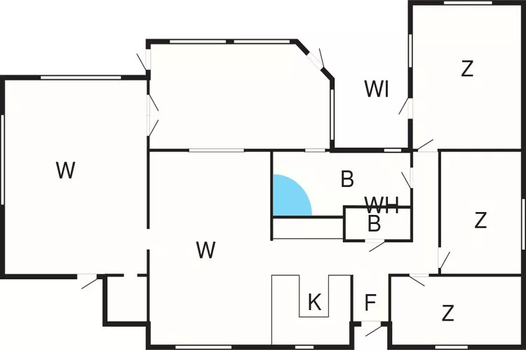 6 persoons vakantie huis in Skummeslövsstrand-Plattegrond