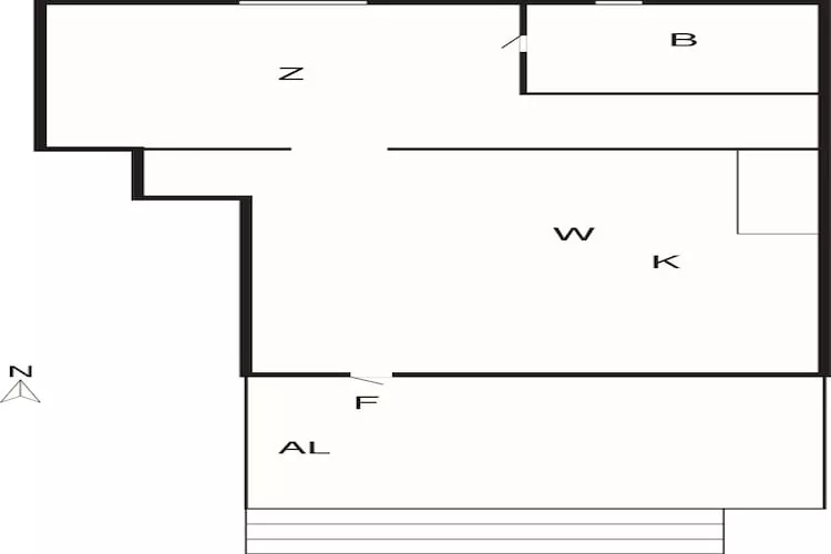 Appartement in het centrum van Strömstad-Plattegrond