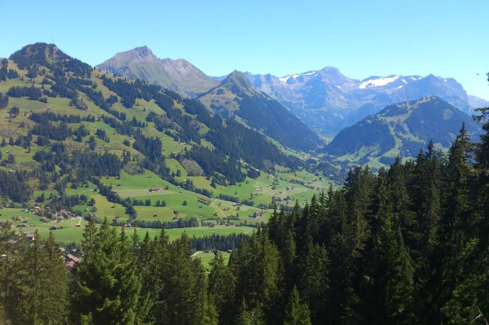 Gstaad Paradise View Chalet with Outdoor Jacuzzi-Gebieden zomer 20km