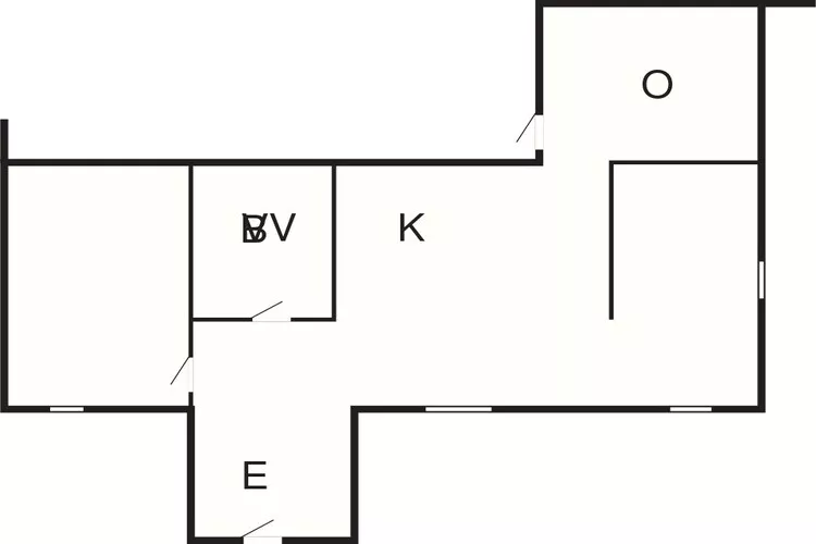 4 Personen vakantie huis in Bergsjö-Plattegrond