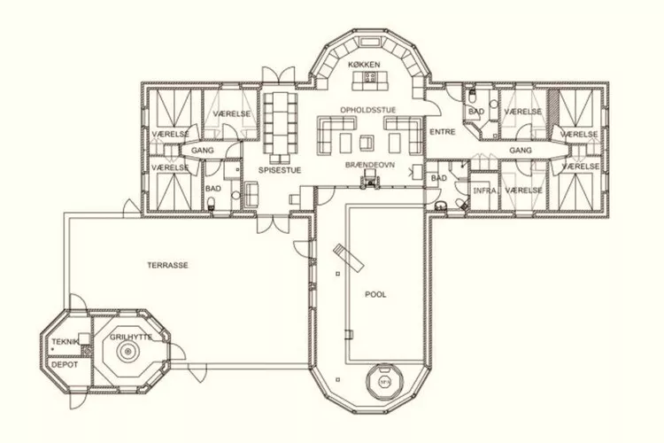 Luxe zwembadhuis bij zee -- By Traum Ferienwohnungen-Plattegrond