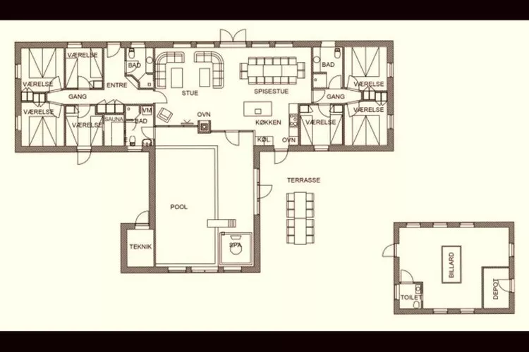 Luxe zwembadhuis nabij zee -- By Traum Ferienwohnungen-Plattegrond