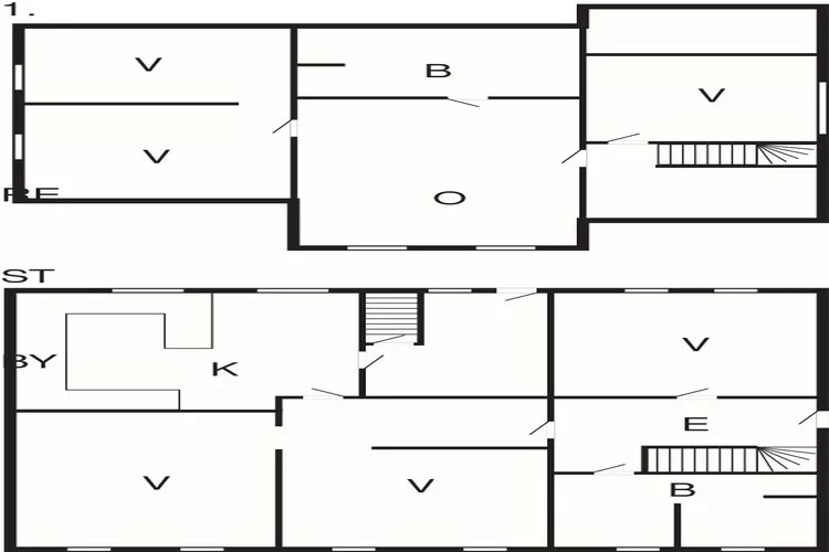 Dobbeltv(relse (2 personer)-Plattegrond
