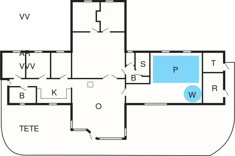 4 sterren vakantie huis in Løkken-By Traum-Plattegrond