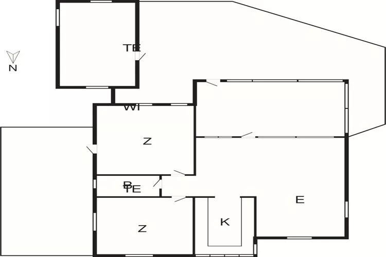 Familie-oase nabij strand -- By Traum Ferienwohnungen-Plattegrond