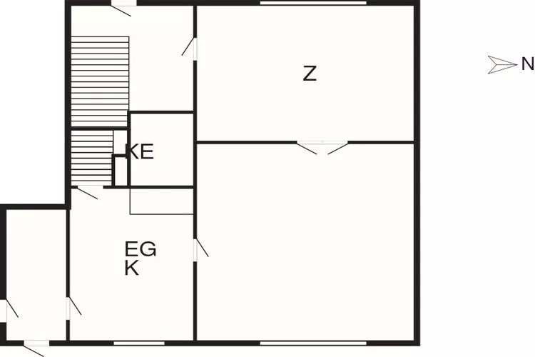 Sfeervolle retraite in Ringkobing -- By Traum Ferienwohnungen-Plattegrond