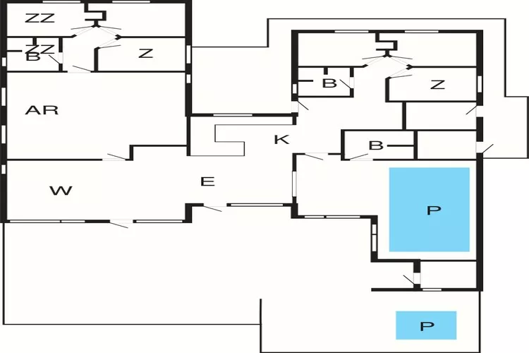 5 sterren vakantie huis in Sydals-Plattegrond
