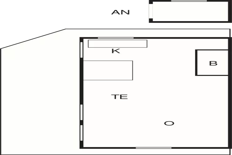 4 Personen vakantie huis in Knebel-Plattegrond