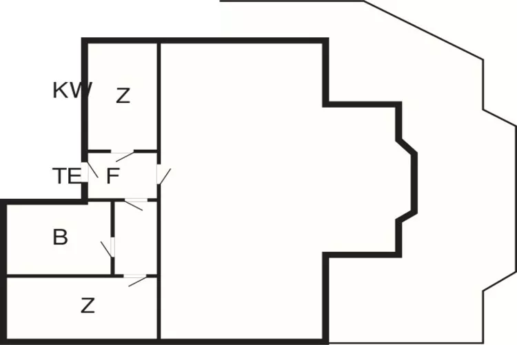 4 Personen vakantie huis in Kjerrgarden-Plattegrond