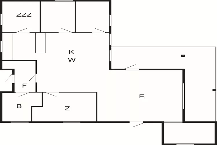 Sfeervolle retraite in Lokken -- By Traum Ferienwohnungen-Plattegrond