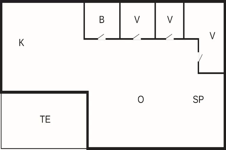 5-sterren vakantiehuis in Mastrand-Plattegrond