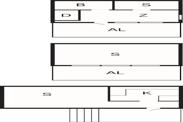 Sommarstuga Grand-Plattegrond