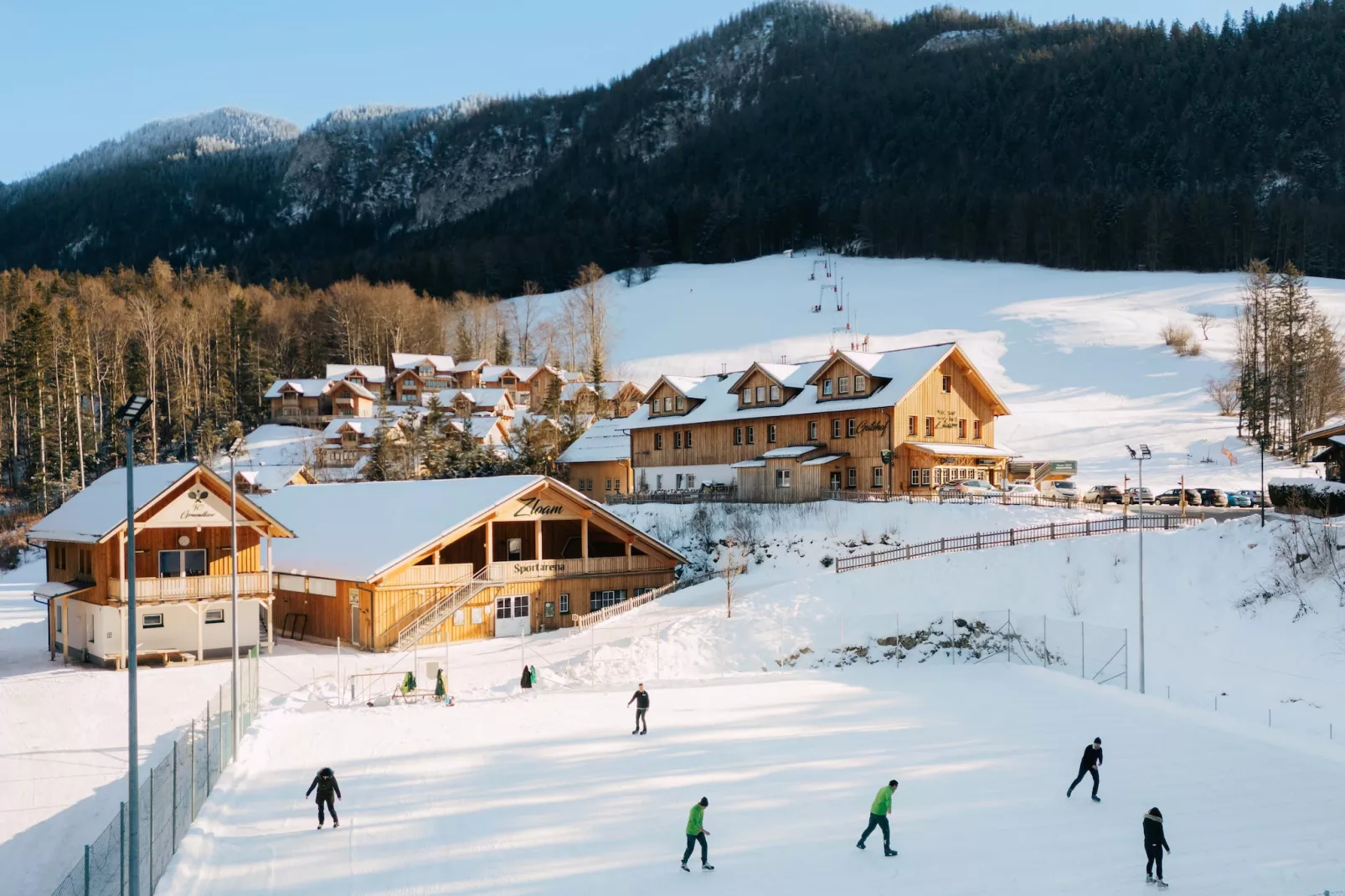 Haus Gössl-Gebied winter 1km