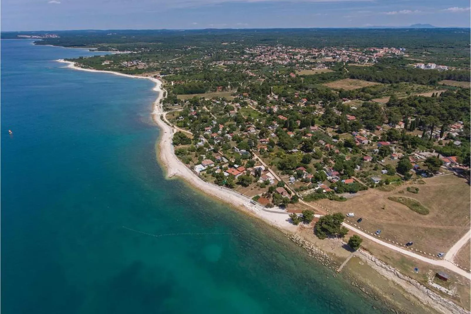 Barbariga Beach Apartment-Gebieden zomer 20km