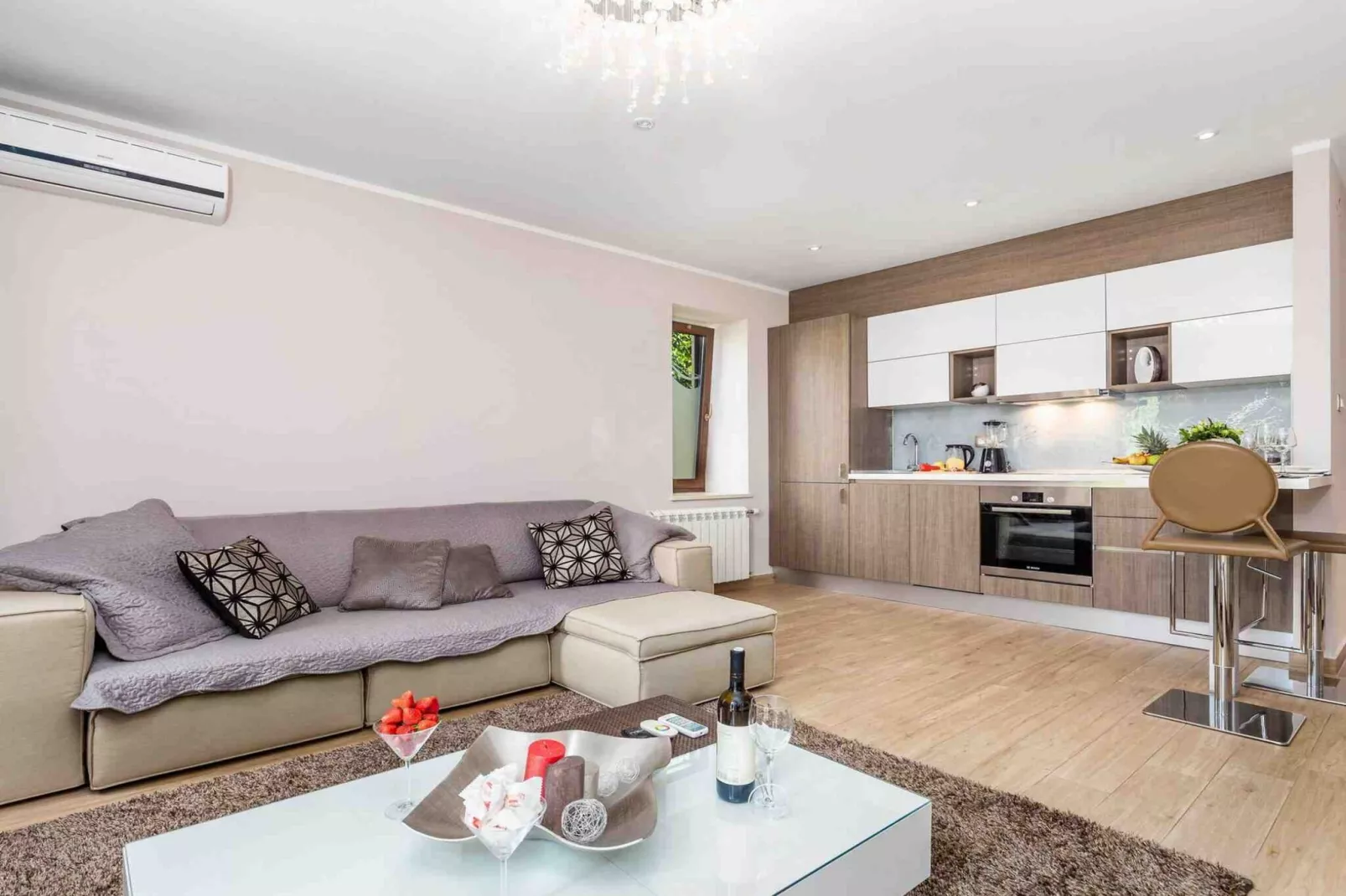 Modern Comfort with Shared Pool, Balconies & Lush Green Surroundings - One Bedroom Apartment (Romantic)