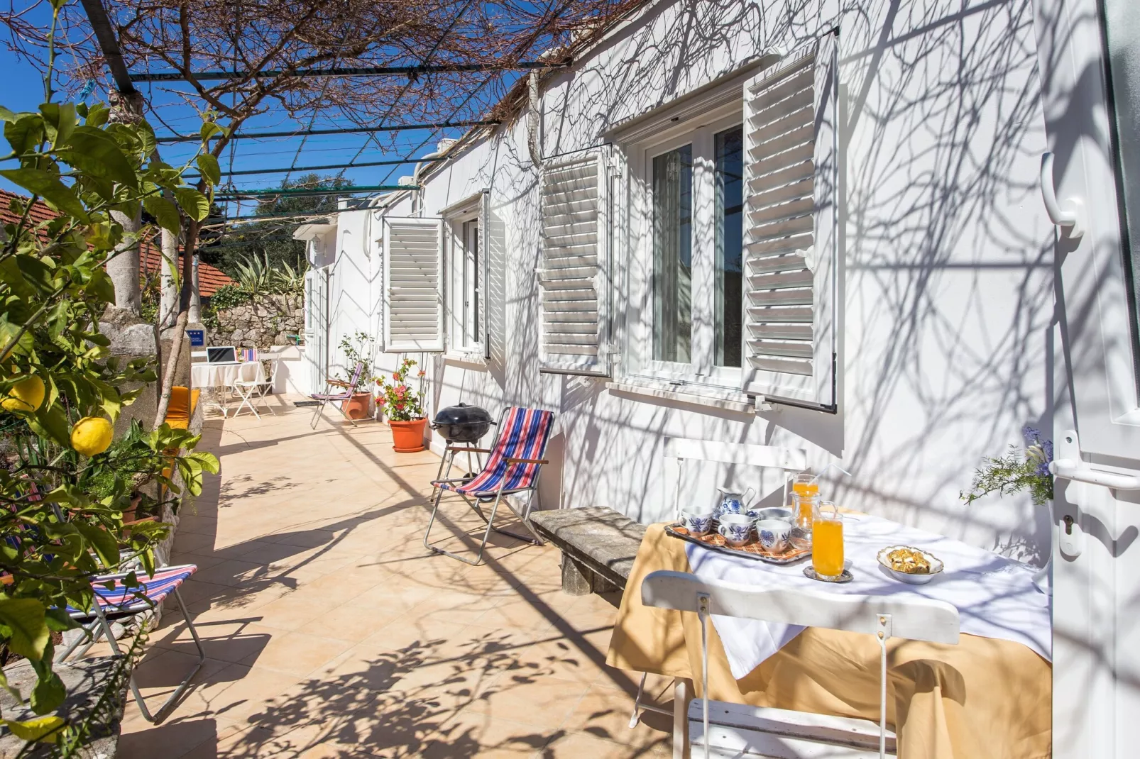 Apartments Ljubimir - One-Bedroom Apartment with Shared Terrace - Bambo