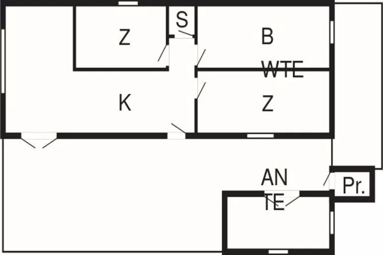 6 persoons vakantie huis in Thisted-Plattegrond