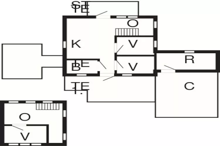 7 persoons vakantie huis in Harboøre-Plattegrond