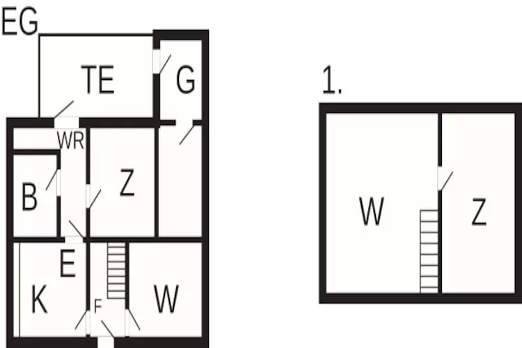 6 persoons vakantie huis in Bredebro-Plattegrond