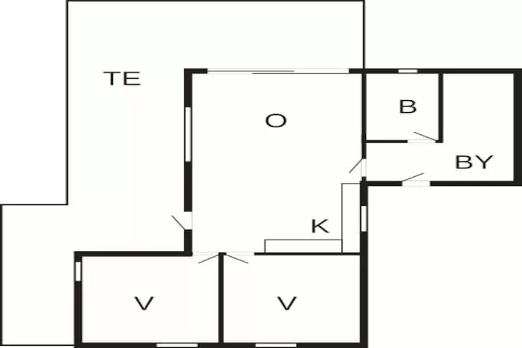 4 persoons vakantie huis in Kolding-Plattegrond