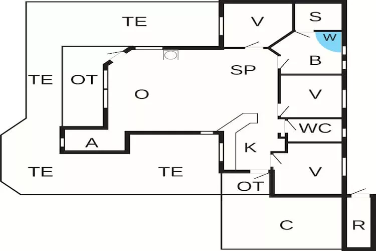 7 persoons vakantie huis in Hejls-Plattegrond