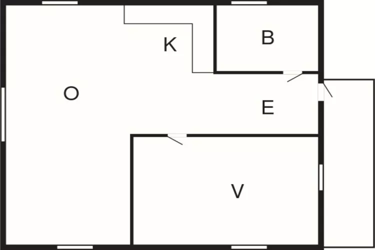 4 persoons vakantie huis in ELLÖS-Plattegrond
