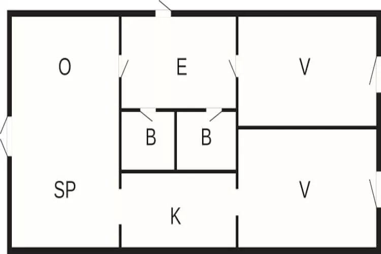 Haven toevlucht in Rudkobing -- By Traum Ferienwohnungen-Plattegrond