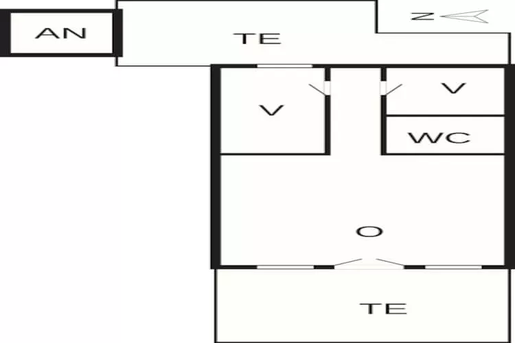 6 persoons vakantie huis in Fårvang-By Traum-Plattegrond