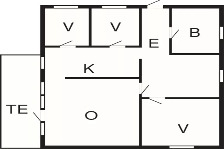 Rustige strand retraite -- By Traum Ferienwohnungen-Plattegrond