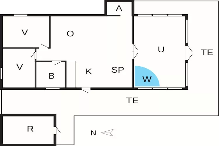 6 persoons vakantie huis in Hovborg-By Traum-Plattegrond