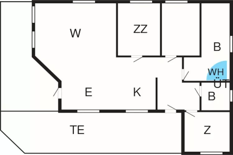 8 persoons vakantie huis in Glesborg-By Traum-Plattegrond