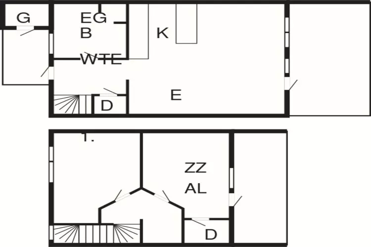 3½ room,Skipperhousem,Non smoking-Plattegrond