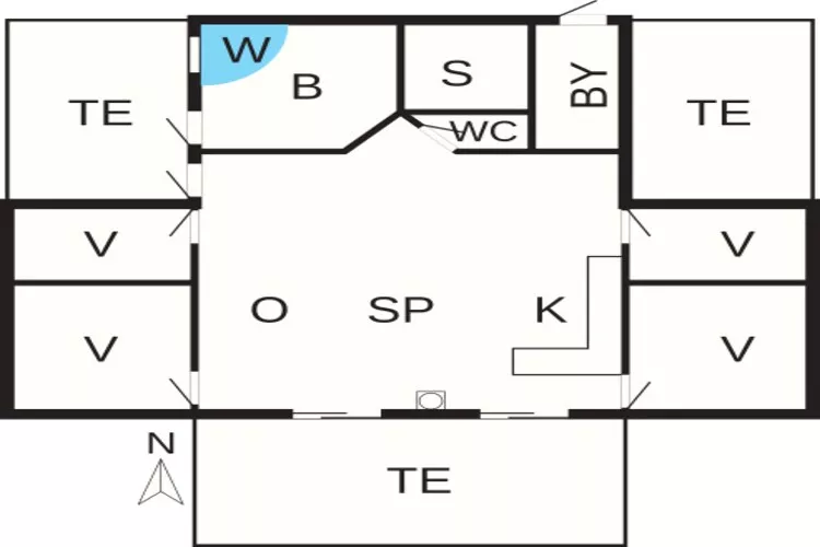 8 persoons vakantie huis in Glesborg-By Traum-Plattegrond