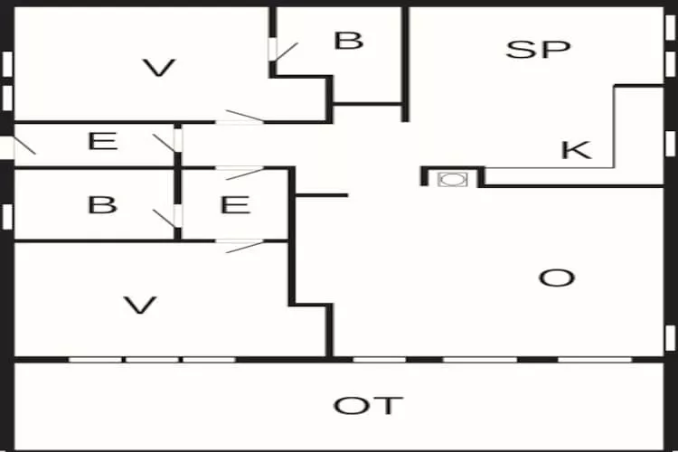 3 room,2Bad,w/partially seav.Standard-Plattegrond