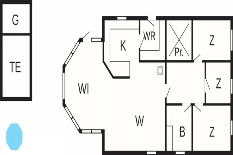6 persoons vakantie huis in Hemmet-By Traum-Plattegrond