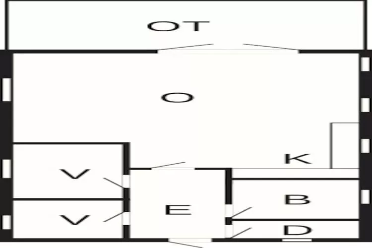 4 persoons vakantie huis in Fårvang-By Traum-Plattegrond