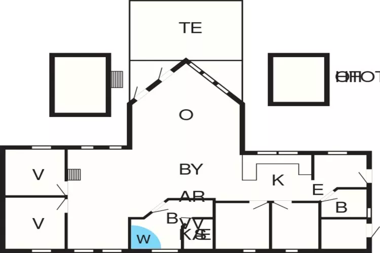8 persoons vakantie huis in Brovst-By Traum-Plattegrond