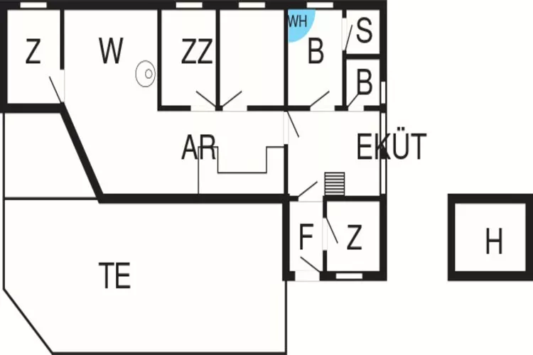 10 persoons vakantie huis in Tarm-By Traum-Plattegrond