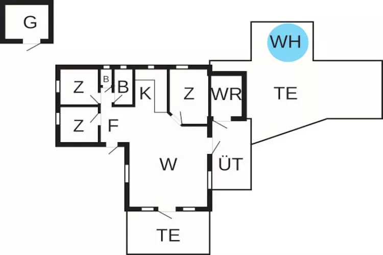 7 persoons vakantie huis in Hurup Thy-By Traum-Plattegrond