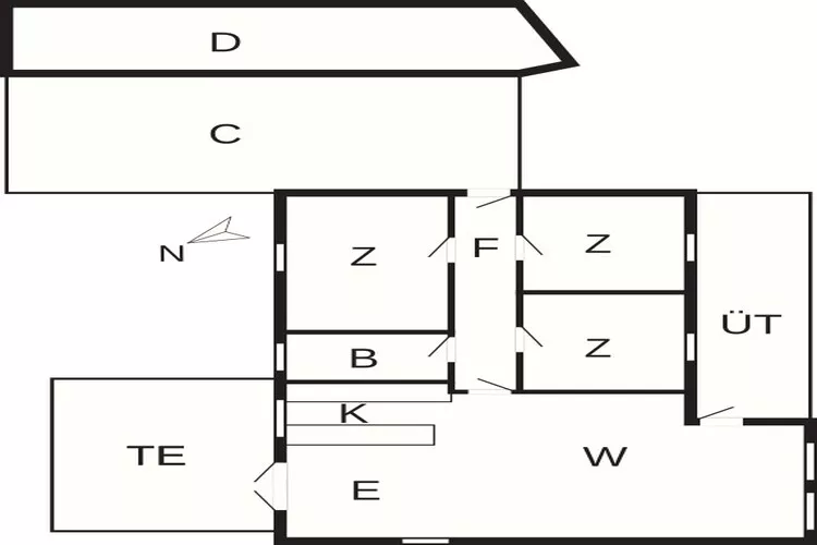 6 persoons vakantie huis in Ulfborg-By Traum-Plattegrond