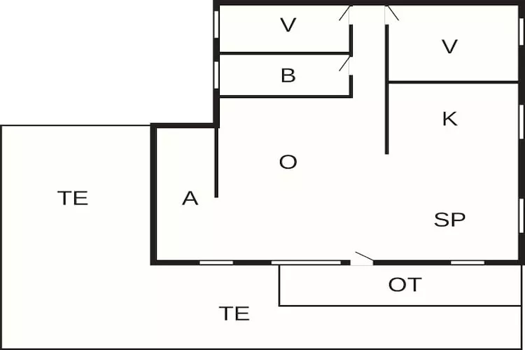 5 persoons vakantie huis in Fårvang-By Traum-Plattegrond