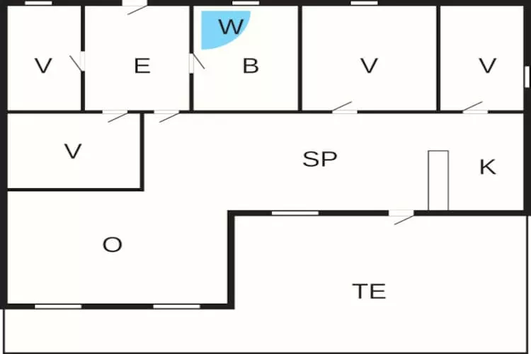 8 persoons vakantie huis in Toftlund-By Traum-Plattegrond