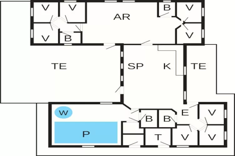 Luxe retraite nabij Grena -- By Traum Ferienwohnungen-Plattegrond
