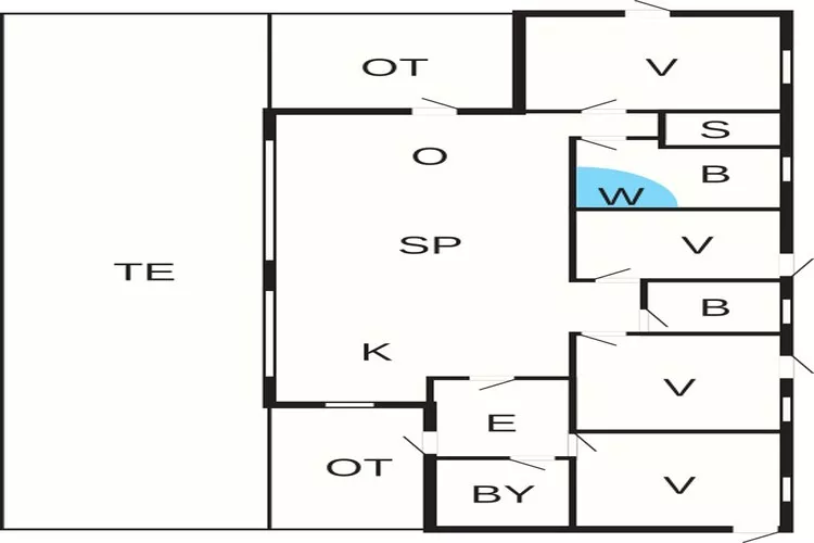 8 persoons vakantie huis in Hadsund-By Traum-Plattegrond