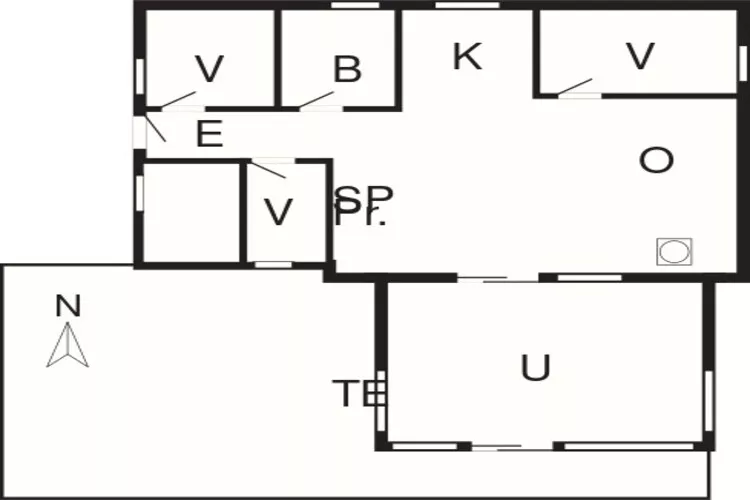 Afgelegen oase bij strand -- By Traum Ferienwohnungen-Plattegrond