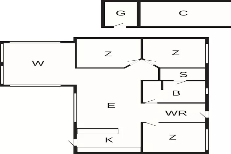 6 persoons vakantie huis in Spøttrup-By Traum-Plattegrond