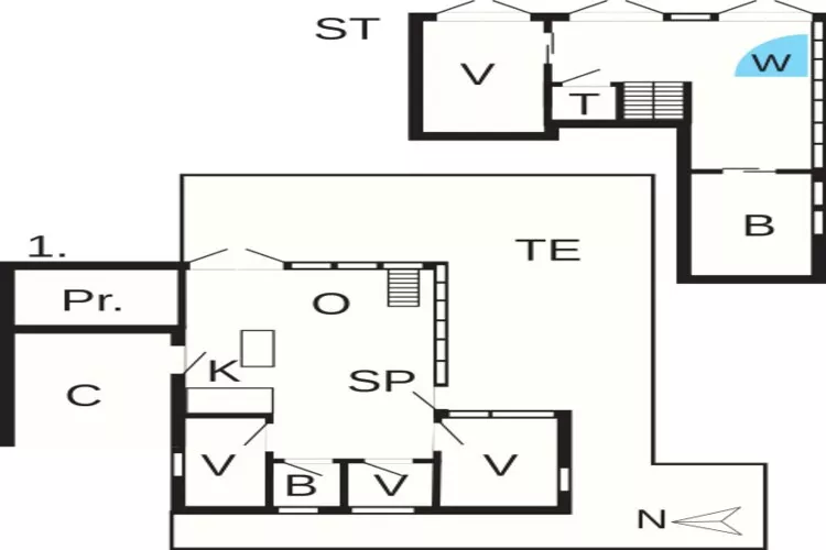 8 persoons vakantie huis in Brovst-By Traum-Plattegrond