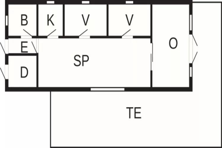 6 persoons vakantie huis in Hasle-By Traum-Plattegrond